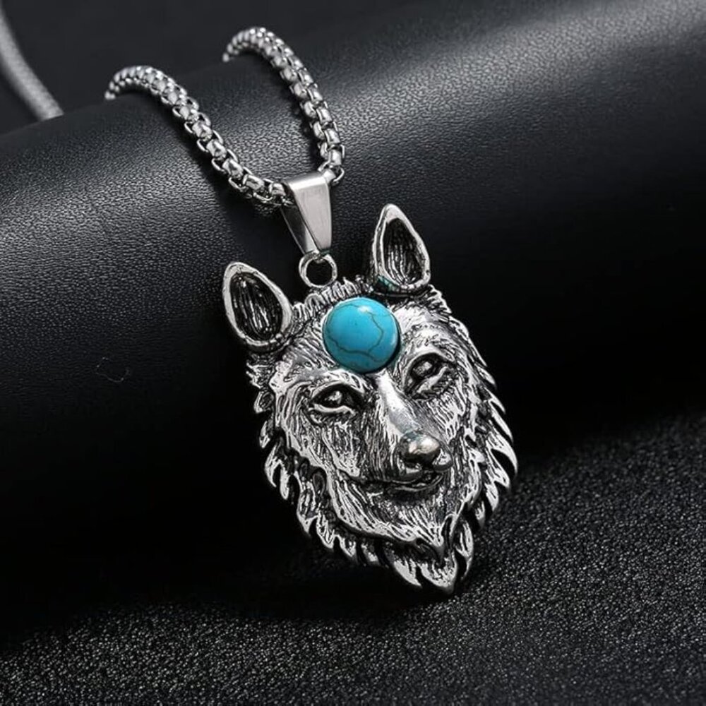 Men's silver necklace